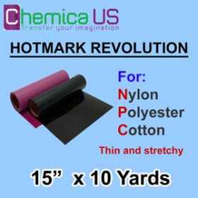 HotMark Revolution for Nylon Cotton Polyster-Stretchy 15"X10Y