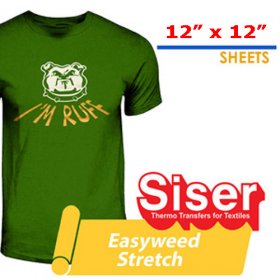 Siser Easyweed Super STRETCH Heat Transfer Craft 12"X12"