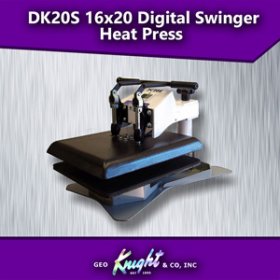 Geo Knight DK20S 16"X20" Digital swinger heat press