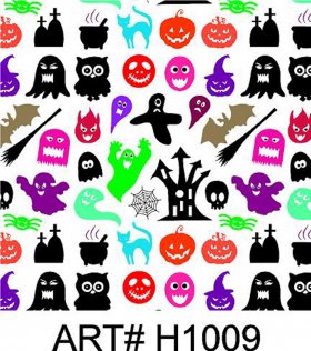 Halloween Printed Patterns Sticker Vinyl Film ART# h1009