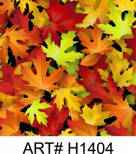 Autumn leaves Printed Patterns Sticker Vinyl Film ART# h1404