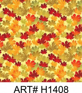 Autumn leaves Printed Patterns Sticker Vinyl Film ART# h1408
