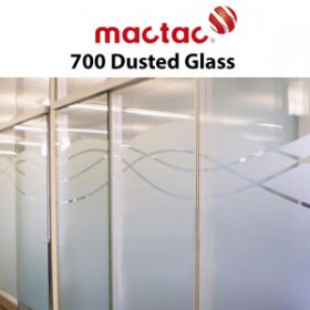 Mactac 12" x 24" Glass Decor up to 7 years Dusted