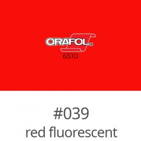 ORACAL 6510 Cast Film - Fluorescent RED