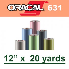 Oracal 631 Matte Removable Adhesive Vinyl Film 12" x 20 Yard