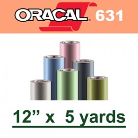Oracal 631 Matte Removable Adhesive Vinyl Film 12" x 5 Yard