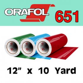 thumbnail image 2 of PSV Permanent Adhesive Vinyl Roll - 12x15 Feet - For Craft Cutters - Oracal 651 Style 2 of 6