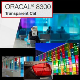 Oracal 8300 Transparent 24" X 1 Yard designed for Window Glass