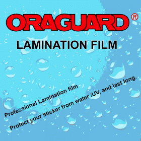Oracal ORAGUARD lamination film - Clear Gloss 11 x 8.5 (5 sh)