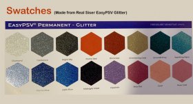 Siser EasyPSV Glitter Vinyl Permanent - SWATCHES CARD