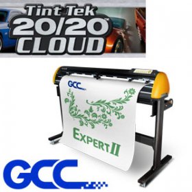 GCC Expert II 52" vinyl cutter + Tint Cutting Software