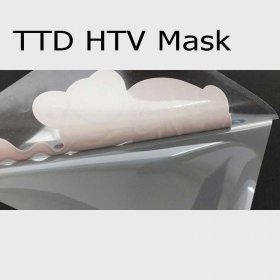 TTD HTV mask for EasyColor DTV, Pack of 5 sheets