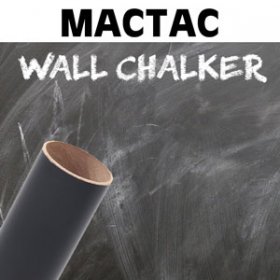 MACtac wallCHALKER Black Removable Textured Vinyl 24'' x 10yds