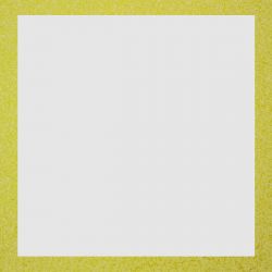 3D Duoflex Face color white outline Yellow 12" x 20"