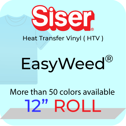 Siser EasyWeed Heat Transfer 12\" roll (5 yard to 50 yard)