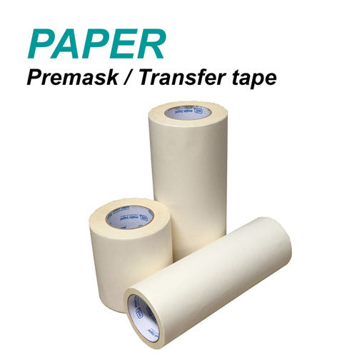 3\" X 300FT Lay Flat Transfer tape - Paper High Tack Premask