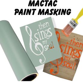 MACtac Paint Masking stencil Vinyl 12" x 15ft